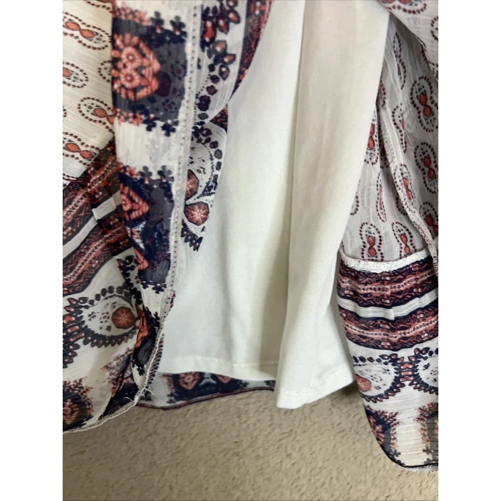 St. John's Bay XL Bell Sleeves Whimsgoth Bohemian Lined Blouse - Picture 9 of 9